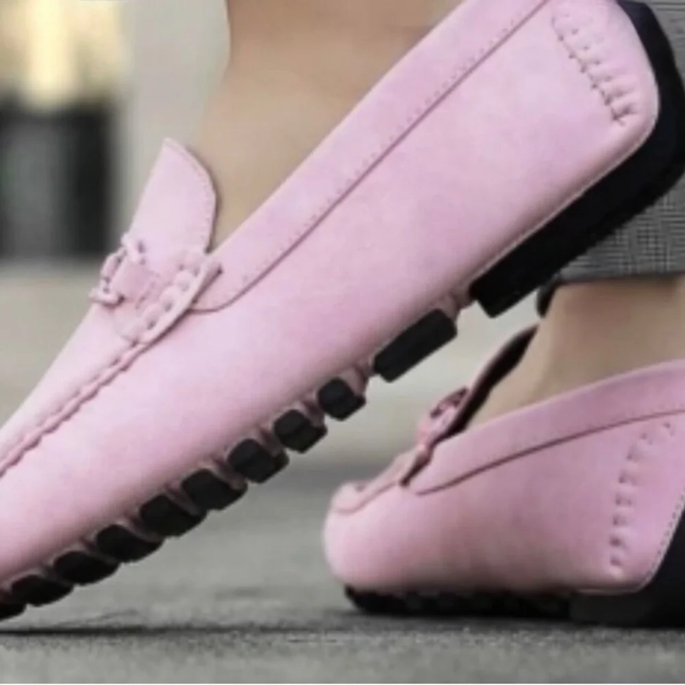 NWOT [J°S. A. Bank] Pink Bow Tie & Shoe Bundle | HoCo + Prom | Mens Loafers 10.5 - Picture 15 of 16